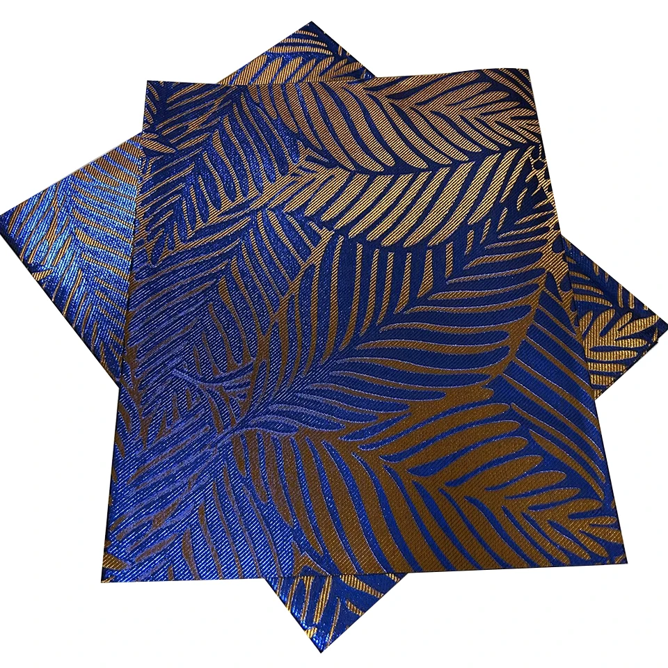 Luxury African Fashion Embroidery 3D Sego Gele Headtie & Wrapper Set 2Pcs/Bag,Turban Hat & Shawl Fabric for Women Wedding TXH-28