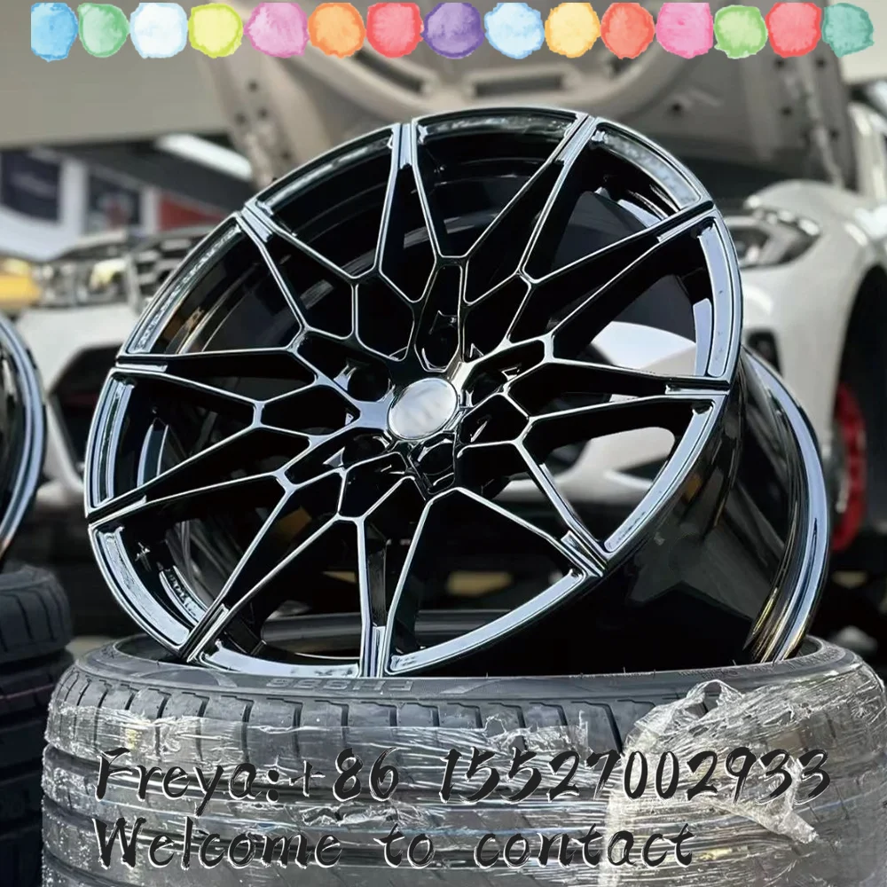 19 20 Inch 19x9.5 20x10 Monoblock Forged Wheels One Piece Classic Style Custom Color 5x120 5x112 for BMW M3 M4 M5 Staggered