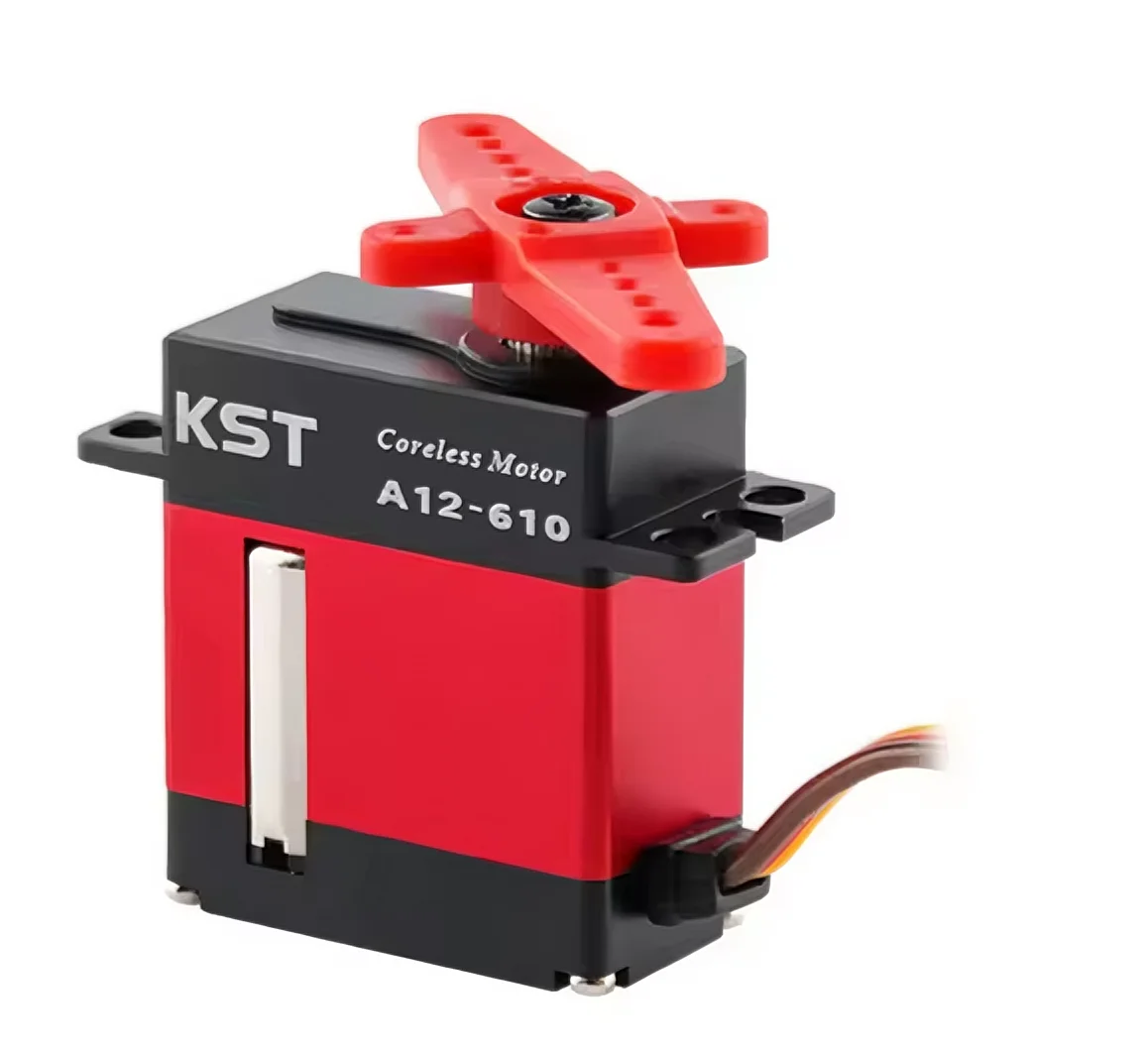 KST A12-610 Miniature All-Metal High-Voltage Digital Steering Gear 9KG Large Torque for Fixed Wing 30E Mechanical Aircraft