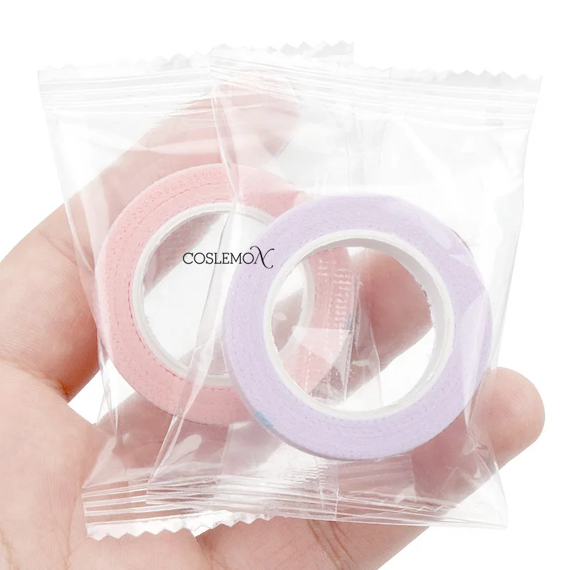 2 Rolls Lash Tape Eyelash Extension Tape 4.5m Breathable Micropore Fabric Sticker Eye Make Up Tool Eyelash Extension Supplies