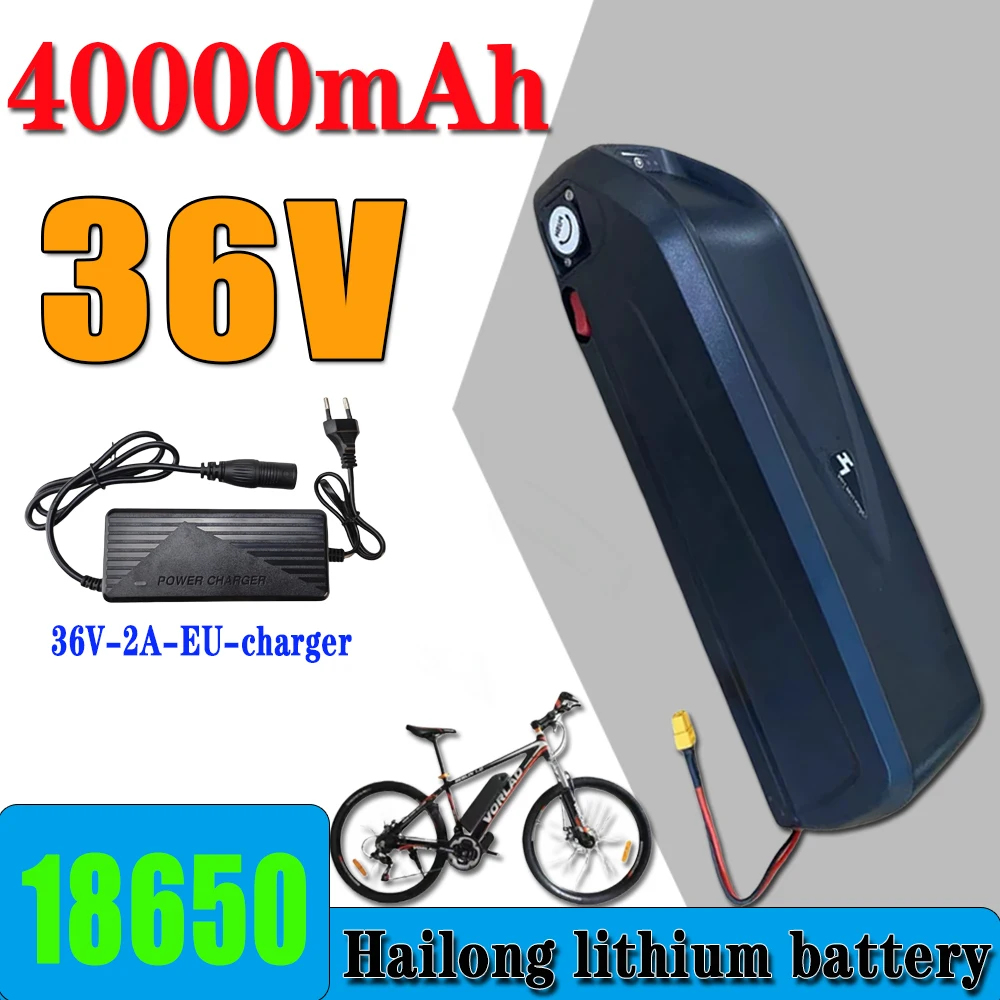 

Original Battery 36V 40AH ebike Battery 36V Hailong 40A BMS 500W 750W 1000W 1500W 21700 Battery BBS02 BBS03 BBSHD Free Shipping