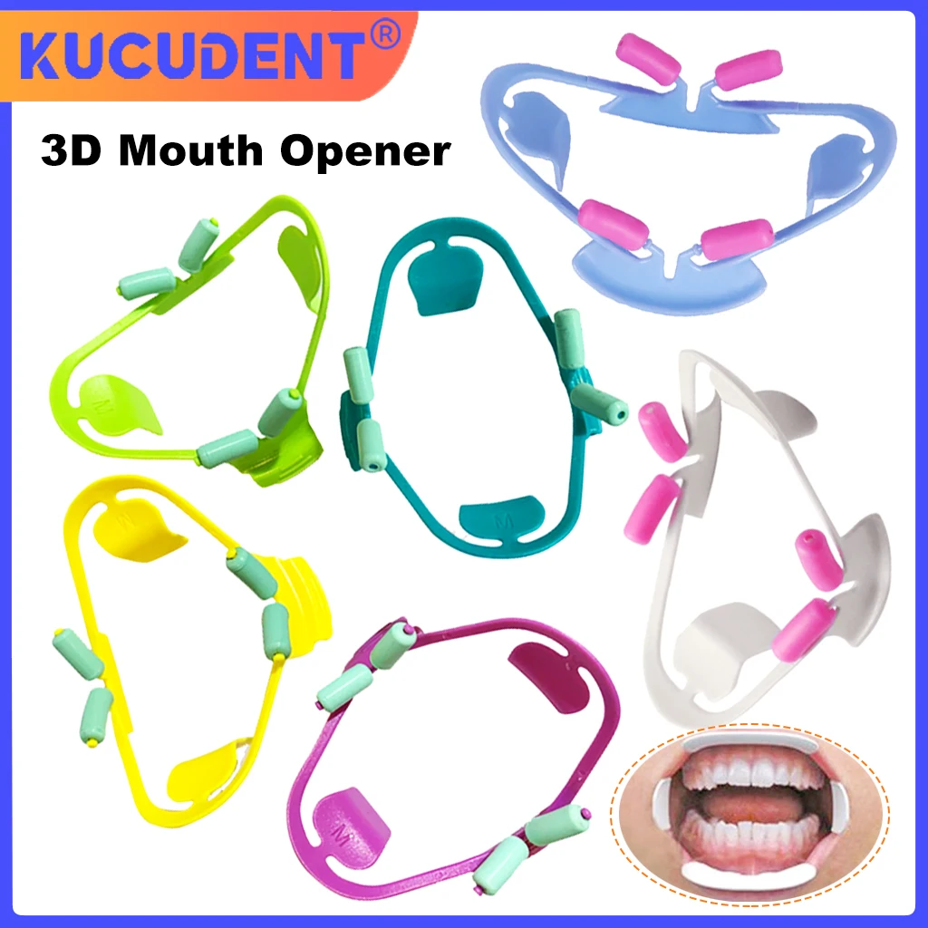 1Pc Dental Mouth Opener Cheek Lip Retractor 3D Mouth Gag Opener Orthodontic Oral Bite Block Dentist Tools Dentistry Materials