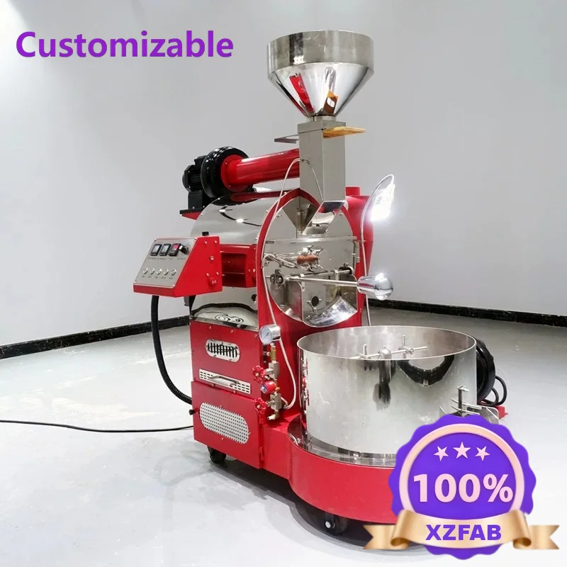 Factory Direct 2026 Kg Coffee Roaster Commercial Gas Fried Bean Machine Semi-straight Fire Semi-hot Air Roasting Machine CMR8079