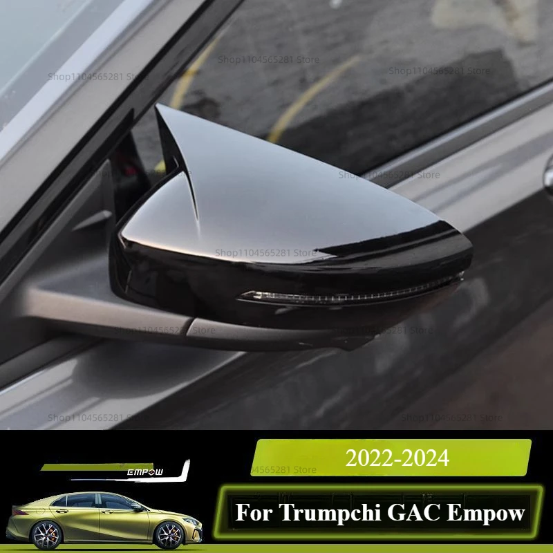 For Trumpchi GAC Empow R Accessories 2022-2024 Side Door Mirror Frame Rear View Mirror Cover Decor Anti Scratch Side Mirror 2pcs