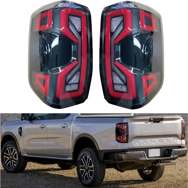 CITYCARAUTO Rear Brake Turn Signal Lights For Ranger T9 Xlt Xl Wildtrack 2023 2024 2025 Led Tail Lamps Lights Accessories