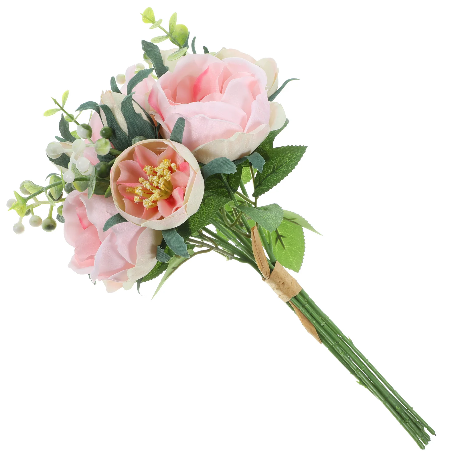 

Artificial Flower Bouquet Romantic Wedding Decor Bridal Bride Centerpiece H held FlowersFlower Hibiscus Bouquet