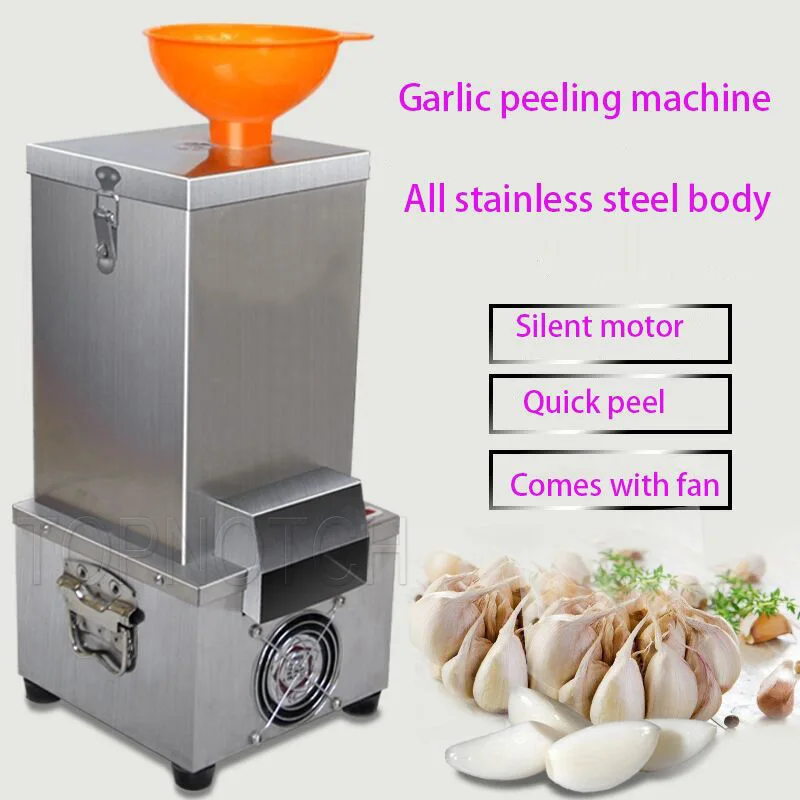 25kg/H Automatic Dry Garlic Peeling Machine Garlic Skin Removing Machine Garlic Peeler Garlic Skin Peeling Maker 220v 110v