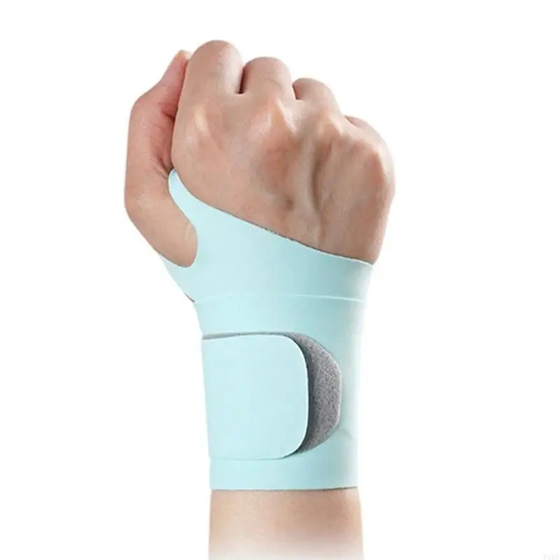  Wrist Support Brace Thumb Support Elastic Wrist Brace Adjustable Wrist Compression Wrap for Fitness Badminton Basketball