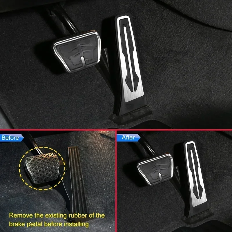 For BMW 118i 220i 330i 530i 540i X3 X4 X5 X6 X7 Z4 iX Antislip Foot Brake Gas Accelerator Pedal Cover Accessories