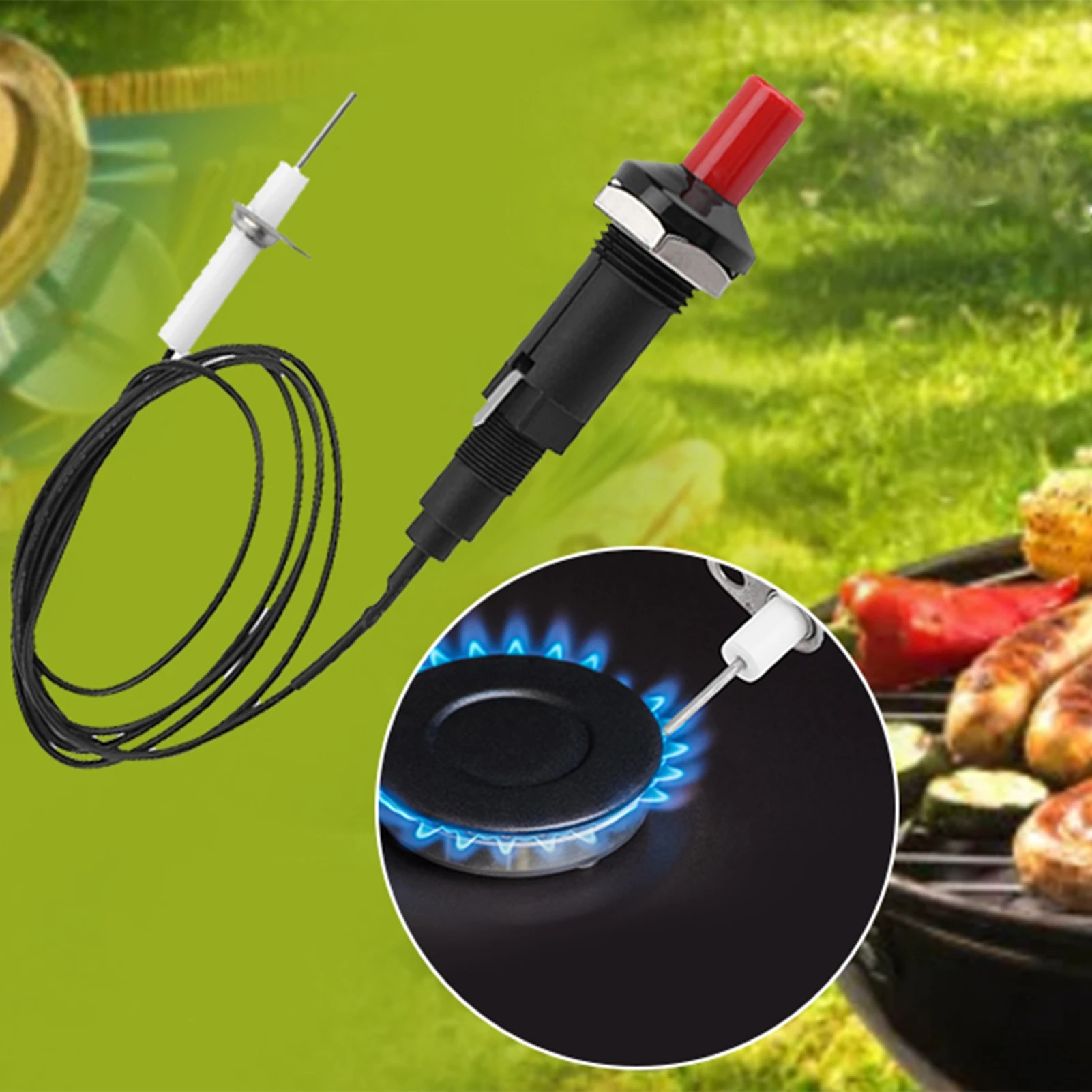 1 Out 2 Piezo Spark Ignition Kit BBQ Grill Push Button Igniter for Fireplace Stove Gas Ignition Kit Piezo Igniter Piezo Ignition