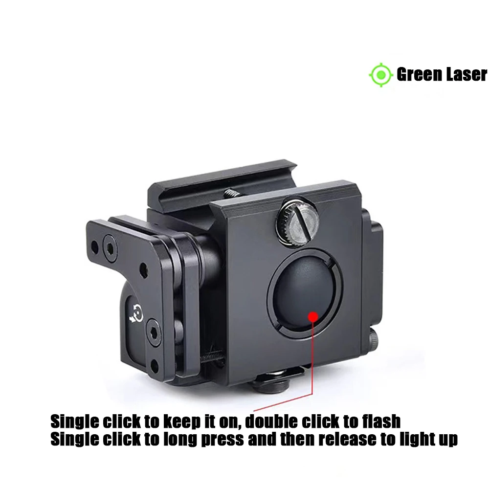 Tactical Laser Sight, Metal PERST 1 Hanging Hunting Toy Weapon Light for Airsoft Guns, CQB