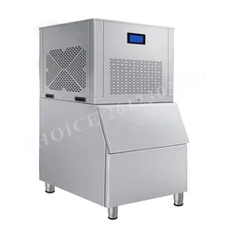 Automatic Ice Cube Maker Machine 200kg/Day Stainless Steel Ice Maker Machine Home Appliance For Bar Restaurant Commercial