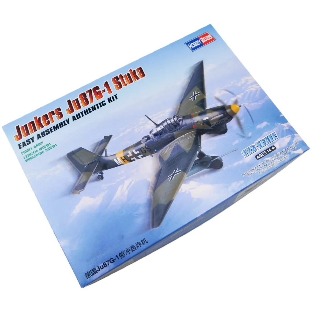 

TRUMPETER 1/72 Junkers Ju87G-1 Stuka Dive Bomber Пластиковая сборная модель головоломки
