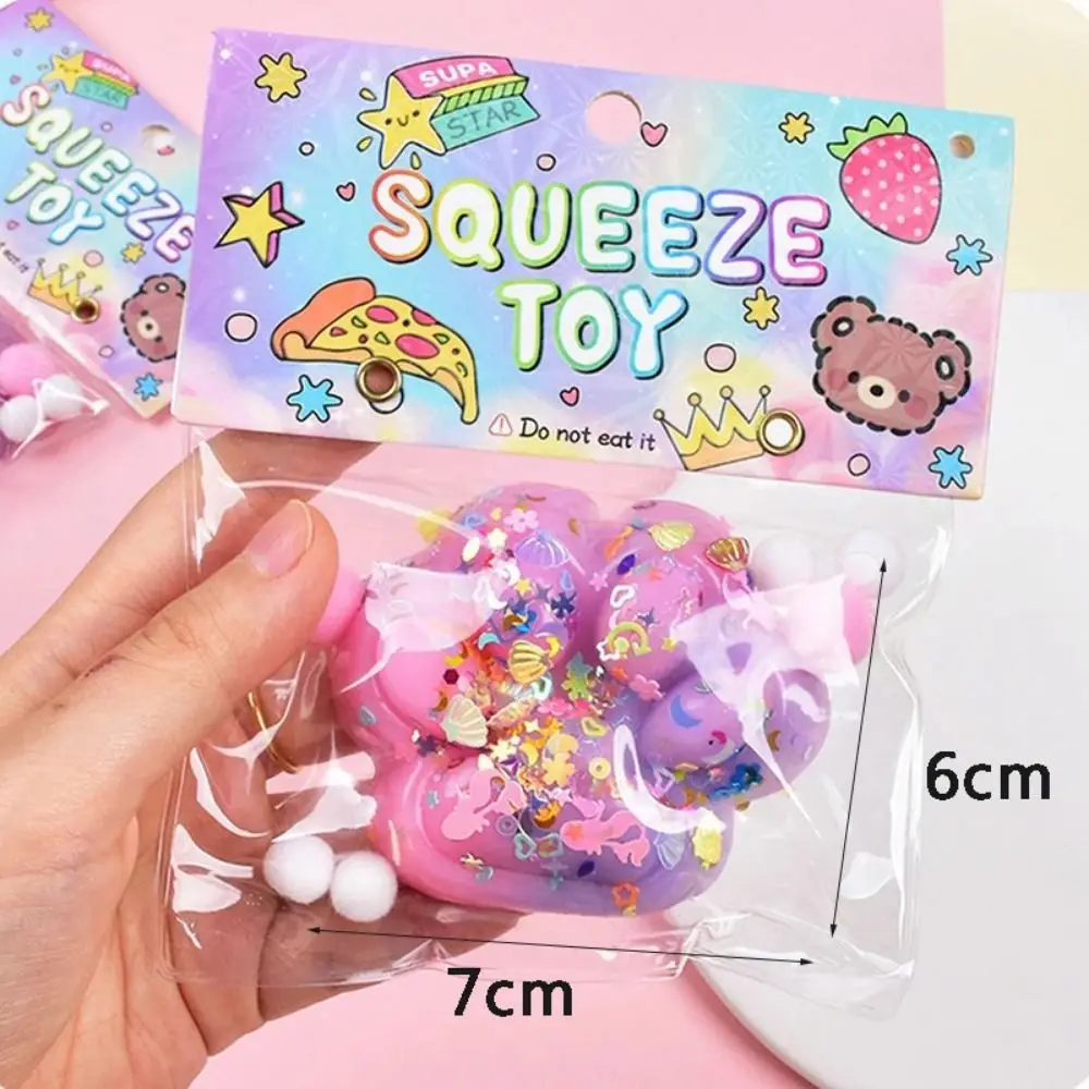 Cute Cartoon Cat Paw Squeeze Toy TPR Super Soft Decompression squishy Toy Slow Rebound Gradient Soft Mochi Toys Children Gifts