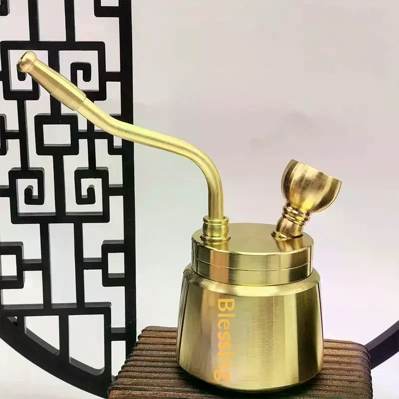 Detachable Brass Filter Pipe Hookah Suitable For Tobacco And Regular/Medium/Slim Cigarettes Smoking Accessories