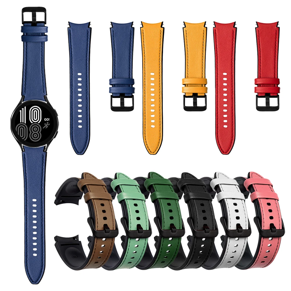 cinturino-in-silicone-in-pelle-per-samsung-galaxy-watch-4-classic-46mm-42mm-galaxy-watch-4-44mm-40mm-accessori-per-cinturini-da-polso-di-ricambio