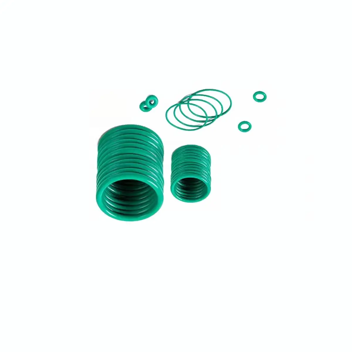 

Green Fluorine Rubber O-Ring High-Temperature Resistant Antioxidant Sealing Ring With a Wire Diameter Of 2.4/3.1/3.5/4/5mm