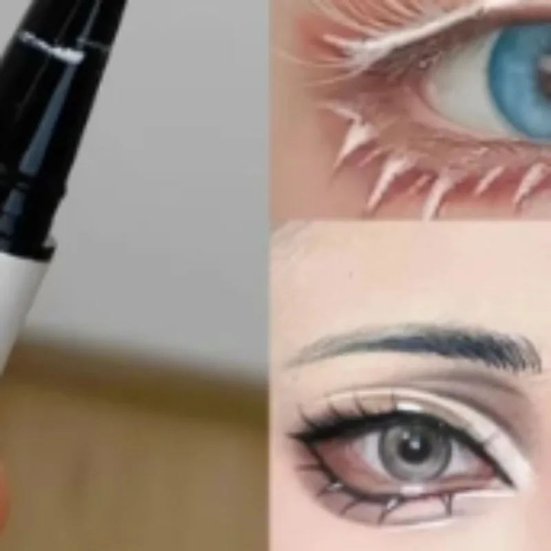Матовый белый кисть для рисования бровей Lying Silkworm Pencil Brighten Corners Ultra-thin Waterproof Pigment Cosplay Eyeshadow