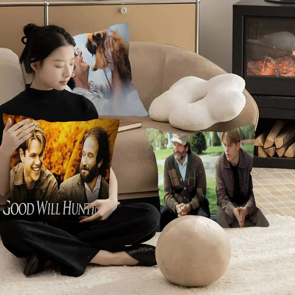 Drama Movie Good Will Hunting Pillow Cushion Cover Pillowcase Living Room Sofa Home Decor Customized