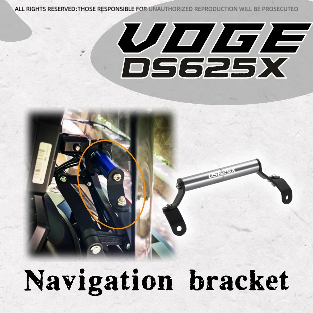 

Для VOGE DS652X DSX625 625DSX мотоцикл модифицированный мобильный навигационный GPS кронштейн расширения многофункциональная расширительная планка