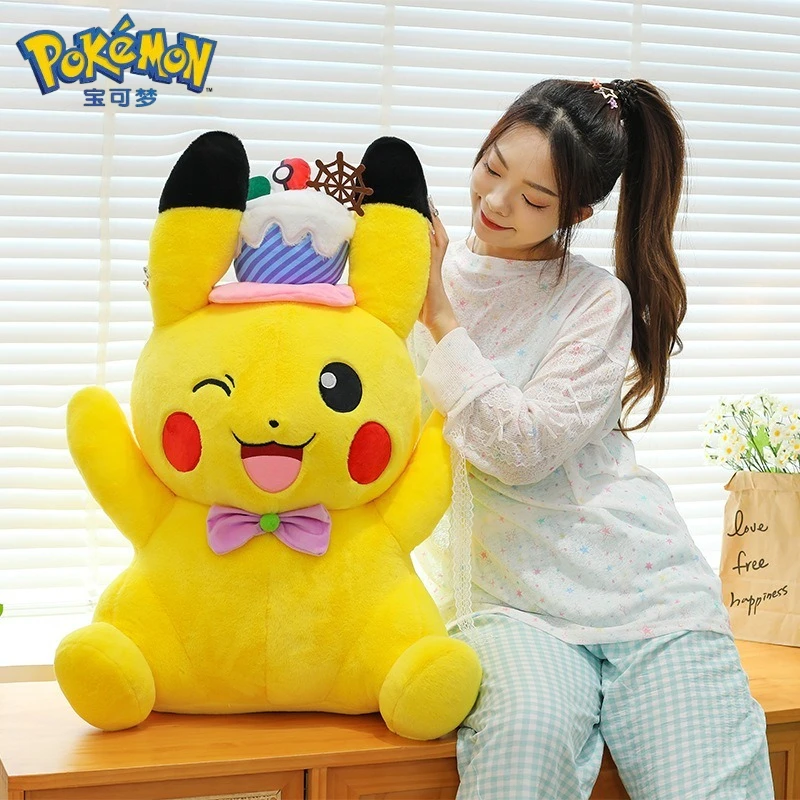 45-60-センチメートルポケモンぬいぐるみピカチュウぬいぐるみ巨大な誕生日ポケモンアニメぬいぐるみソフト枕かわいい-peluche-装飾品人形ギフト