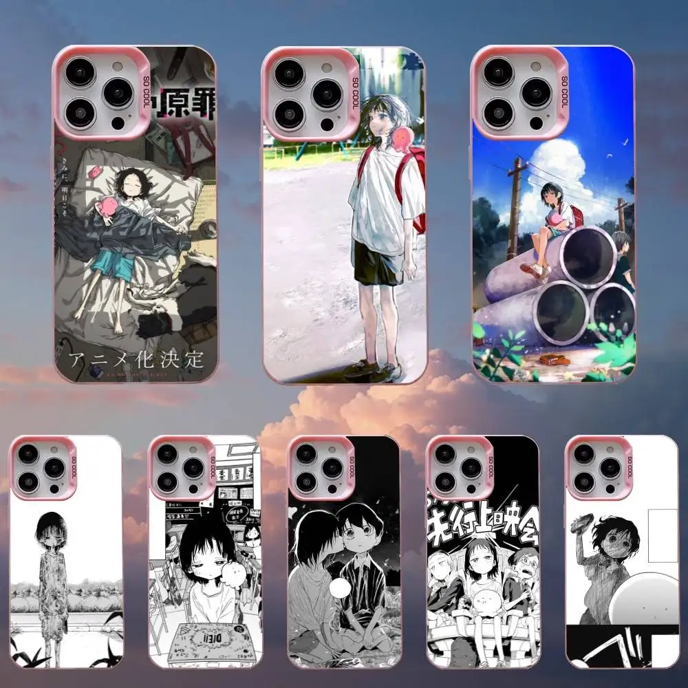 

T-Takopis O-Original Sin Phone Case For iPhone 16,15,14,13,12,11,Mini,Pro,SE,MAX Pink Matte Silicone Cover