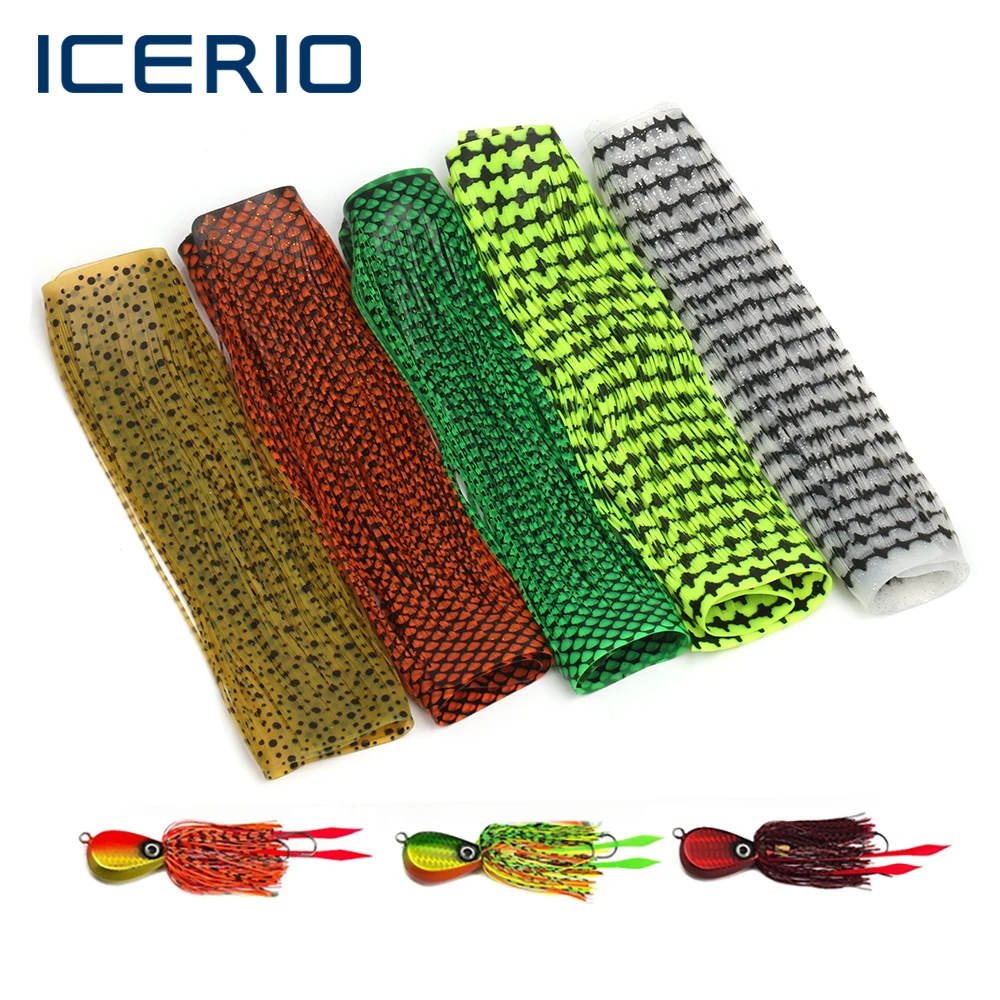 Faldas de silicona ICERIO para montaje de Spinners y Buzzbaits - imagen 2