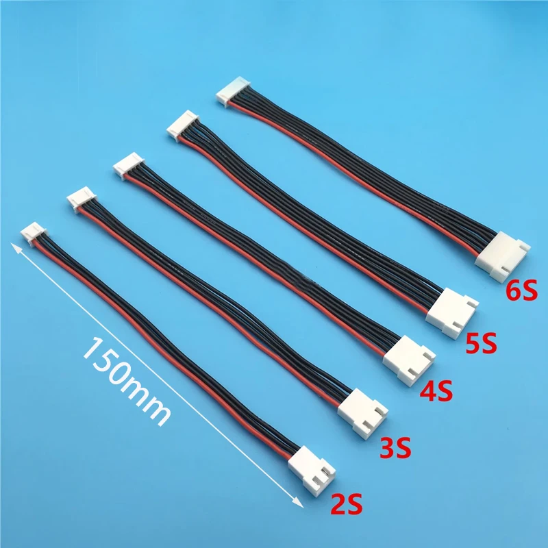 5 teile/los JST-XH 1s 2s 3s 4s 5s 6s 15cm 22awg Lipo Balance Draht Verlängerung Ladekabel Kabel Kabel für RC Auto Drohne Batterie ladegerät