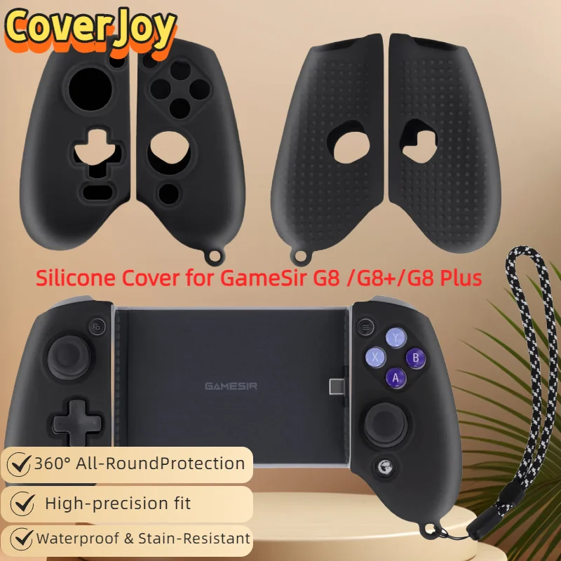 

Силиконовый чехол для контроллера GameSir G8, полная защита, защита от падения, царапин, защита от пота, пылезащитный, моющийся, улучшенный чехол с ручкой