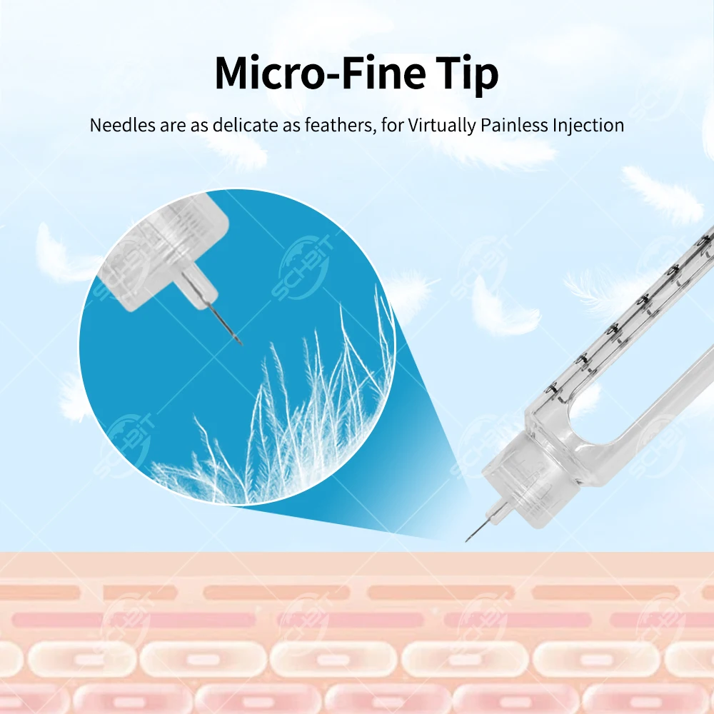 14PCS/100PCS Insulin Pen Needles 4mm/5mm Disposable Sterile Needle Blood Glucose Accessories for Diabetes Insulin Syringe