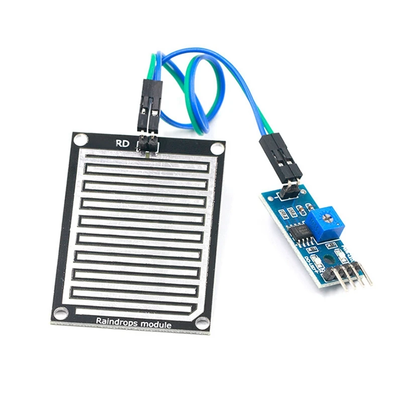 20Pieces Weather Sensor Module Raindrops Rain Module Rain Sensor Leaf Sensor Module High Sensitivity Module