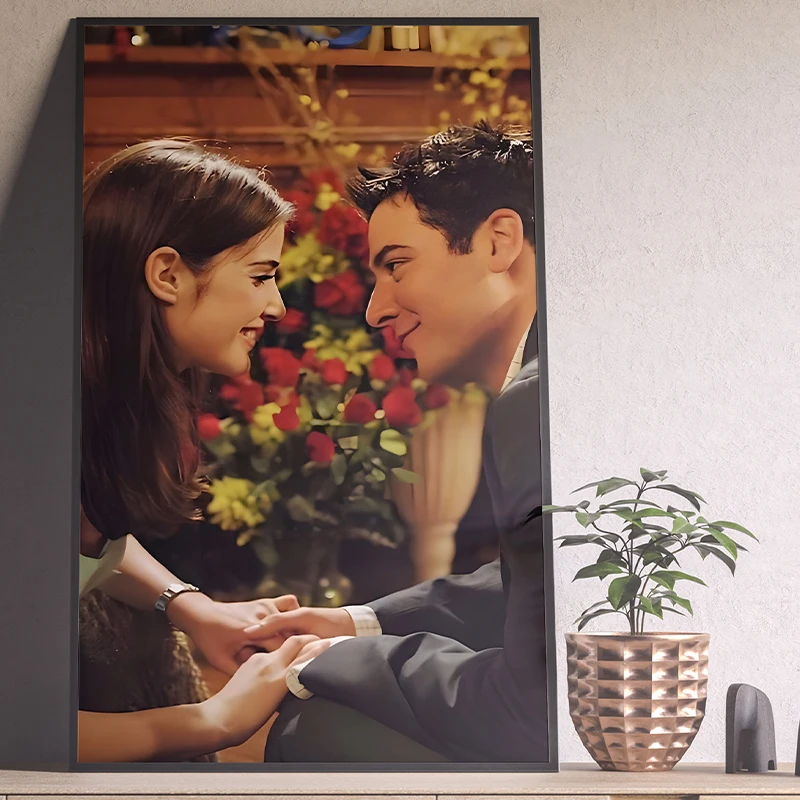 كيف قابلت والدتك الكلاسيكية التلفزيون اللعب المشارك قماش اللوحة يطبع جدار الفن الحديث التلفزيون اللعب صورة للمنزل غرفة المعيشة ديكور