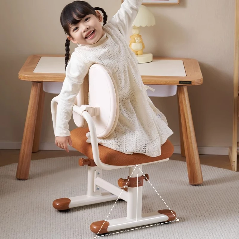 Adjustable Lifting Primary School Students Writing Anti Hunchback Children Learning Chair Bedroom Seats For Children Furniture