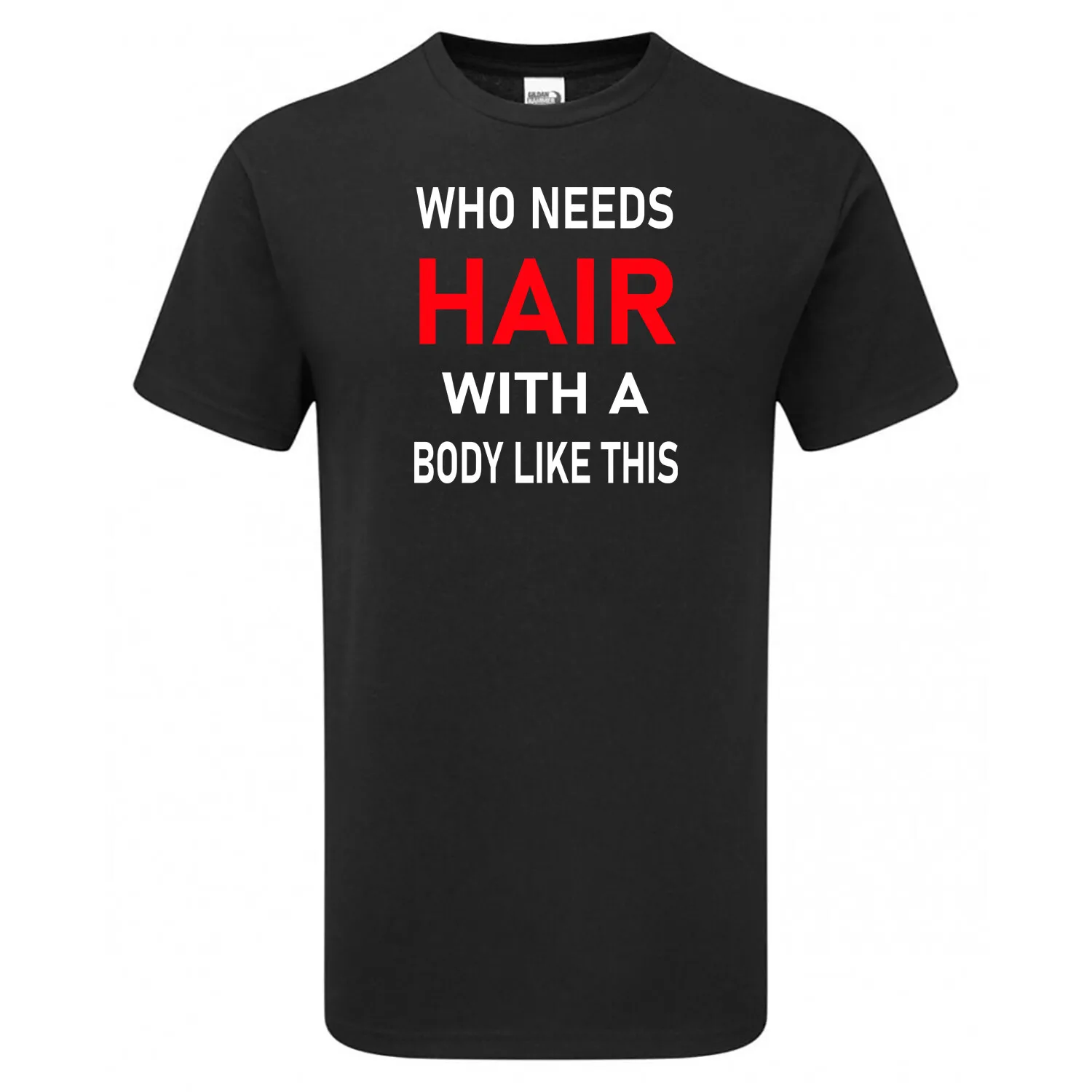 

КТО НУЖДАЮЩИЕ ВОЛОСЫ С ЛЮБЛЮ ТЕХ Футболка Мужская Женская Образленная комедия Забавная