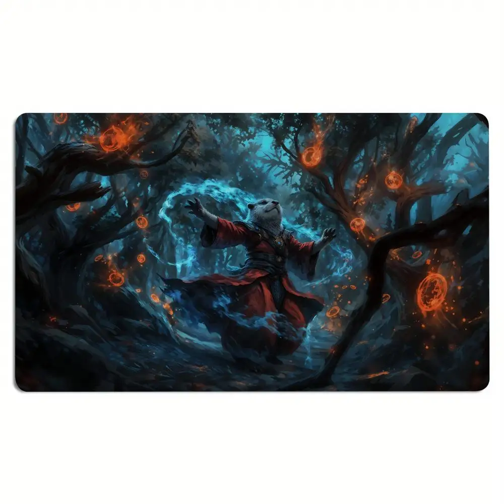 

The Magic Gathering Playmat Funny Meme Mousepad MTG TCG Mouse Pad Office Desk Mat for Work Game Mini PC Laptop Cute Rug Carpet