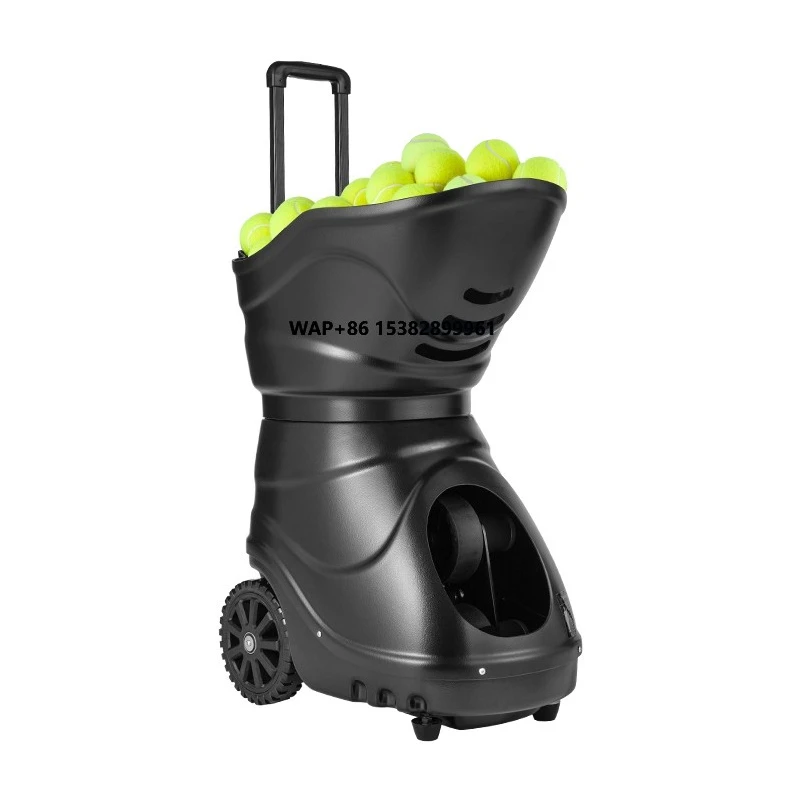 SIBOASI SS-S4015A Professional Tennis Ball Machine - Customizable Speed/Angle, APP Control, Portable Design