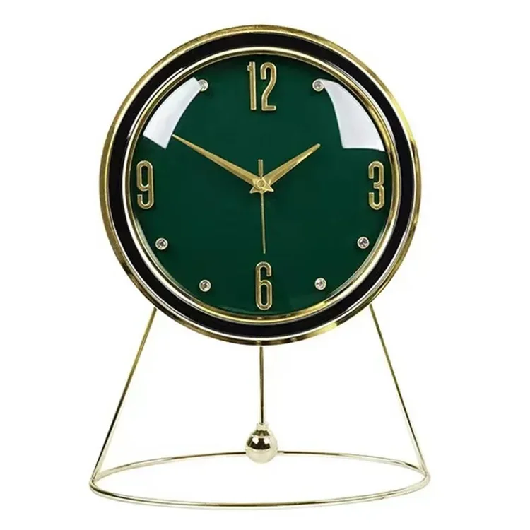 

Fashion light luxury desk clock, living room home modern, simple creative decorative desk clock