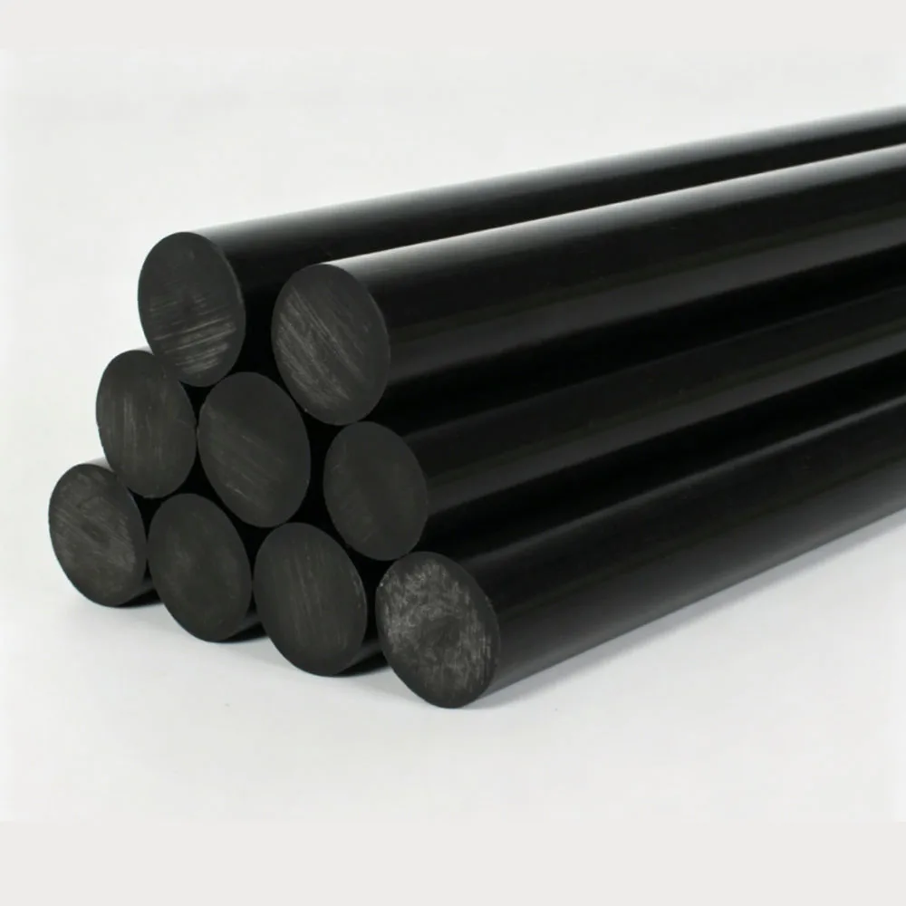 Solid Carbon Fiber Rod 500mm Length 0.5-9mm Dia  High Strength Carbon Shaft for RC Model Airplane DIY Accessories