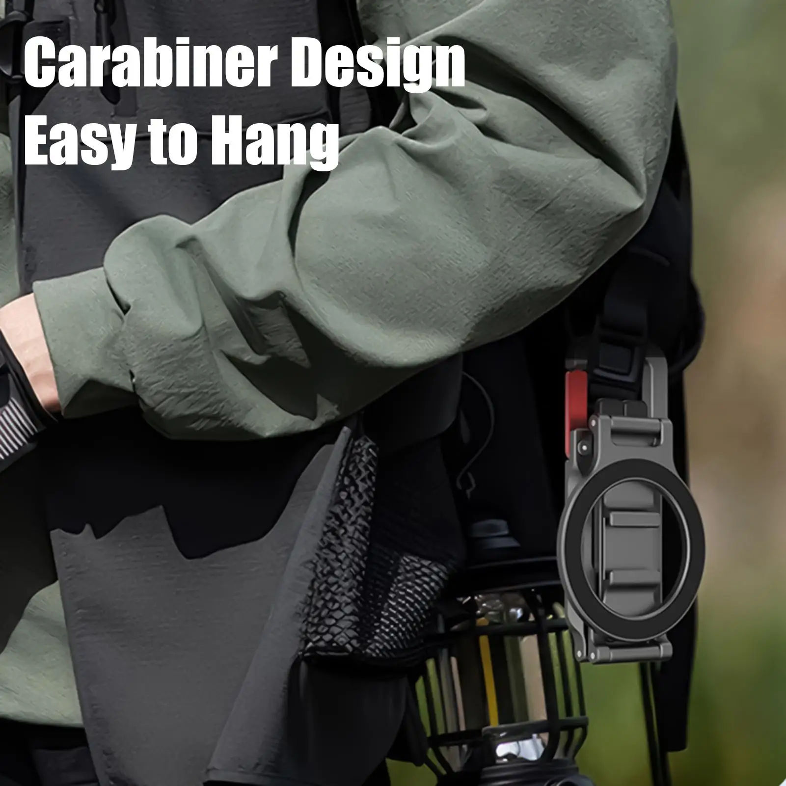 Tripod untuk Ponsel, Dudukan Ponsel Lipat Magnetik untuk Rekaman Video Selfie, Pembuatan Konten, Pengambilan Gambar, Gym, Perjalanan, Vlog