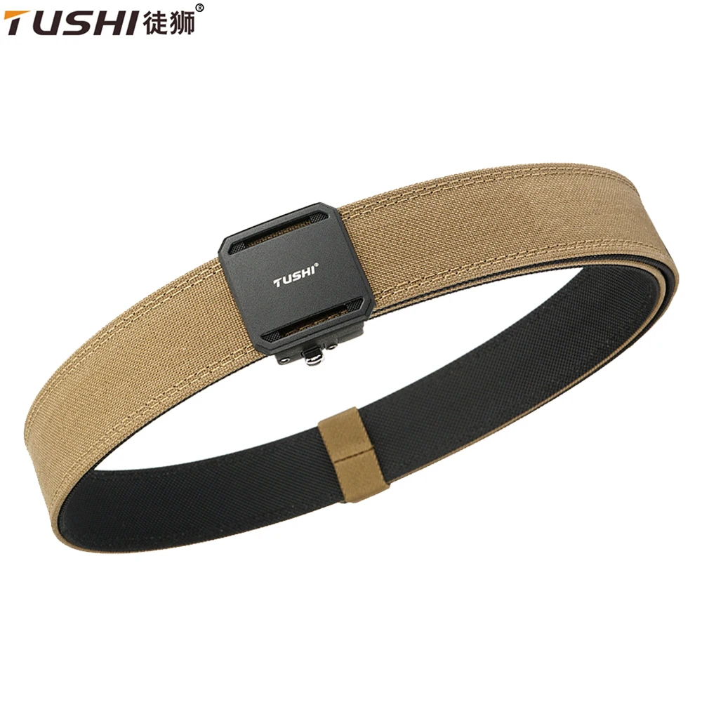 

TUSHI New Belt Outdoor Multi Function Alloy Buckle Tactical Belt Canvas Nylon Belt Training Quick Hanging Belts Military Belt