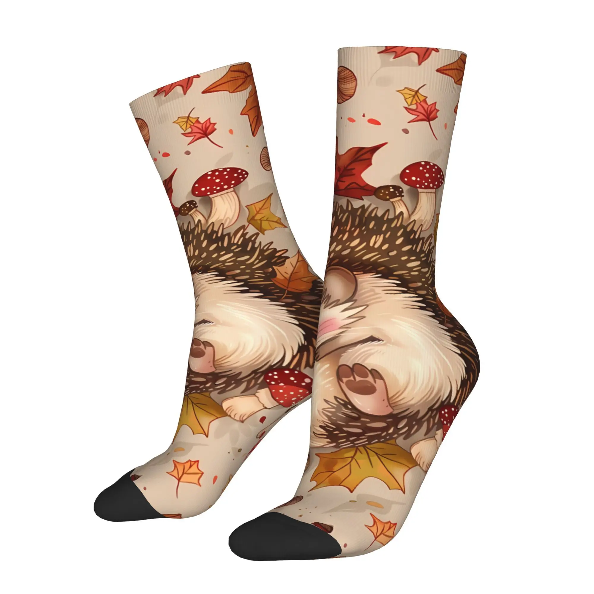 

Hedgehog Animal Sock Printed Man Polyester