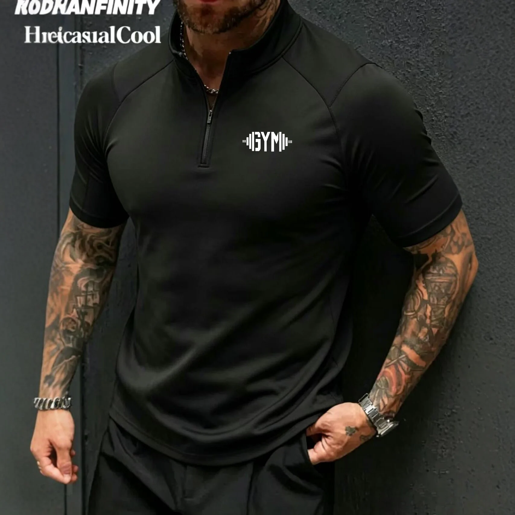 Camisa polo de verão premium para homens, secagem rápida, respirável, casual, moda executiva, esportiva, manga curta, roupas masculinas