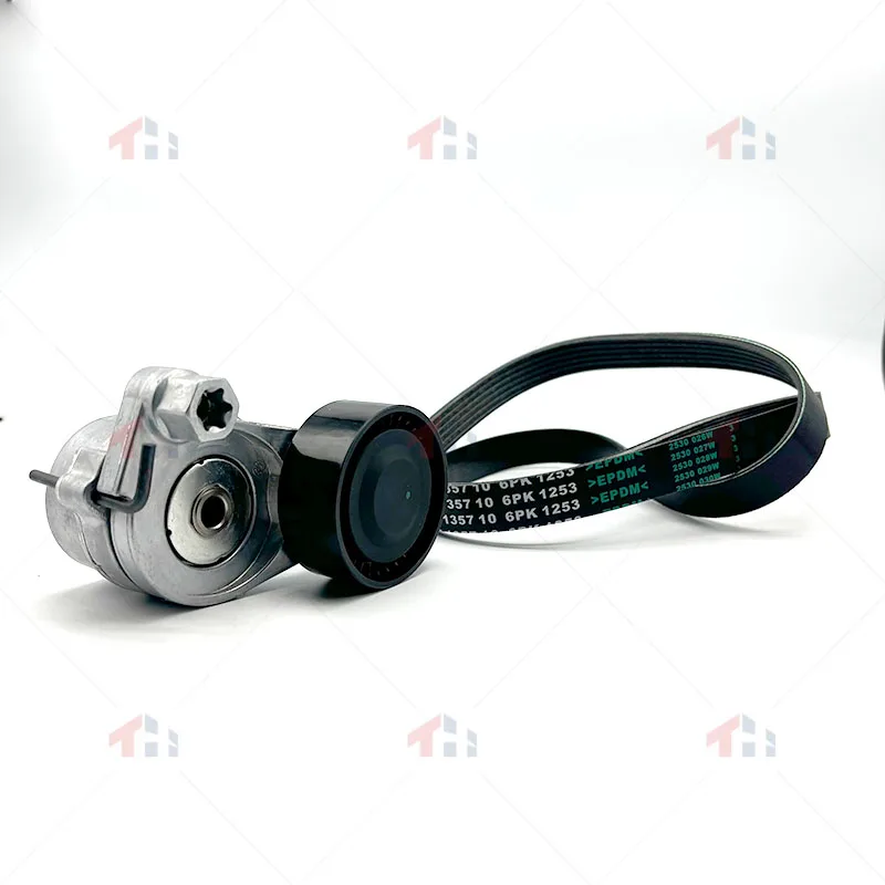 1025011XEC06 1025100XEC06 2PCS Alternator belt tensioner 6PK1253 & alternator belt for Great Wall GWM POER GW4C20B