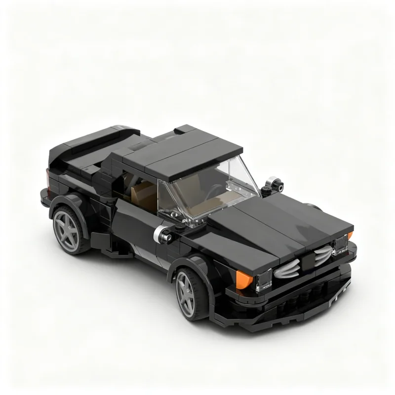 308 個 MOC シティ チャンピオンズ メルセデス SLC ターボ モデル ビルディング ブロック 建設 クリスマス ギフト おもちゃ ブリック 誕生日