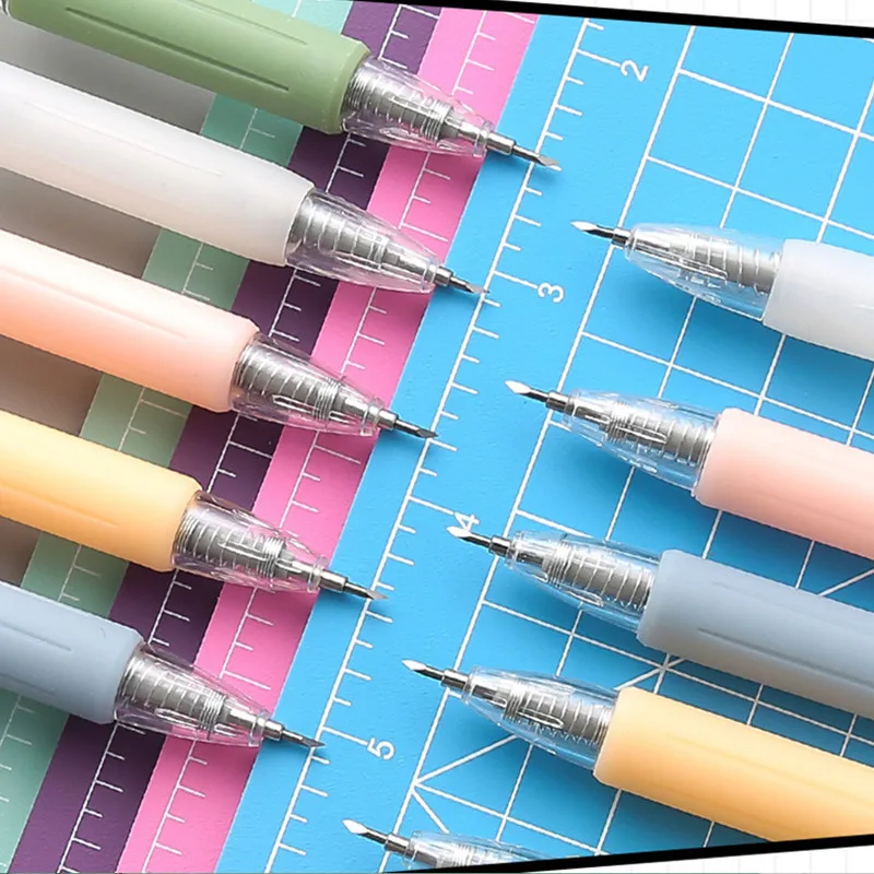 أزياء الفنان نحت أدوات النقش السكاكين القلم طالب الفن حساب اليد ملصق يدوي الصنع قطع شفرة اللوازم المكتبية المدرسية