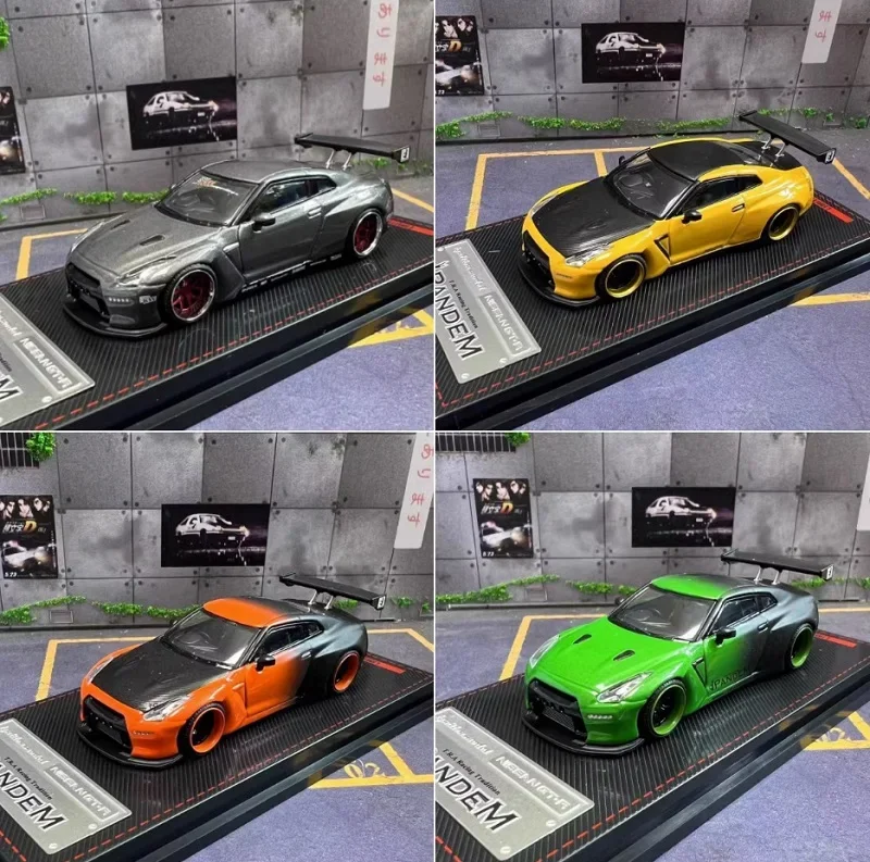 

IG Ignition 1:64 Nissan R35 GT-R PANDEM Collection of die-cast alloy car decoration model toys