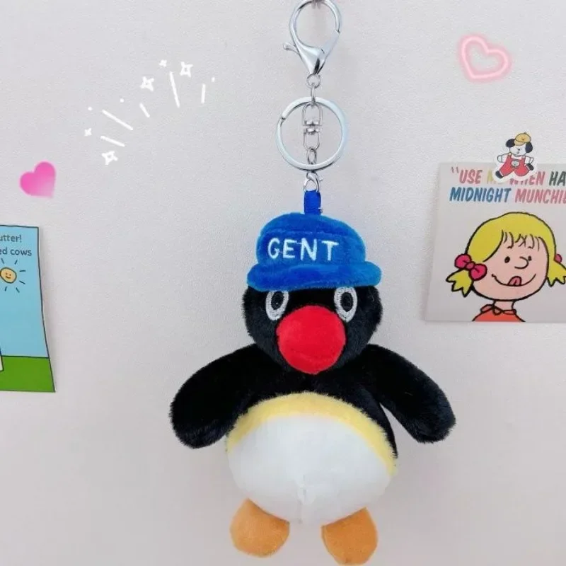PINGU dessin animé en peluche pendentif sac décorations accessoires amusant pingouin poupée Animation périphérique amis enfants cadeaux de vacances