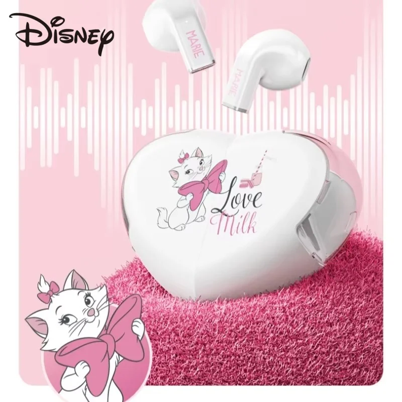 Hot Disney Original Zootopia Bluetooth Earphones With Semi In Ear Heart Shape And Portable Hanging Rope Design Game Headset Toy