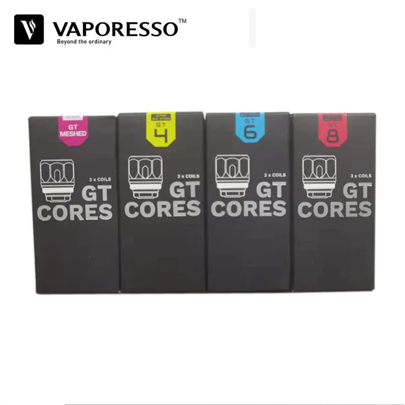 3 ~ 15 sztuk/partia oryginalny Vaporesso GT Coil Core GT2 0.4ohm GT4 0.15ohm GT6 0.2ohm GT8 0.15ohm rdzeń głowicy do zbiornika NRG SKRR S