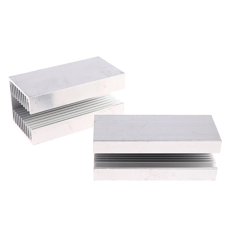 1PC U-slot Triode High Power Aluminum Alloy Heatsink 40/50MM Heat Sink CPU Power Radiator 40*40*100mm
